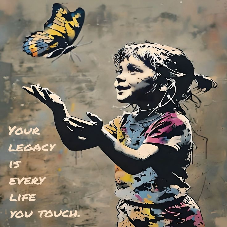 Banksy Your legacy is every life you touch