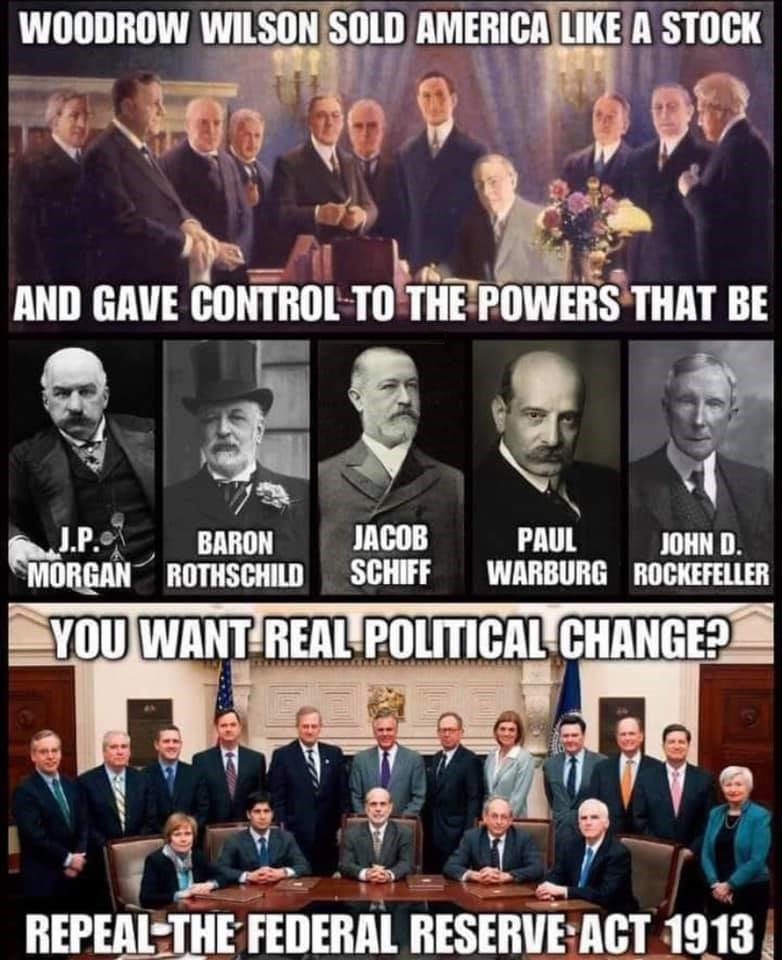 Daily Reminder: Woodrow Wilson sold America like a stock